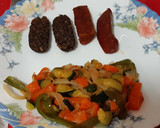 Foto del paso 5 de la receta: Fritada de verduras con butifarra negra y chorizo