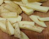 Foto del paso 2 de la receta Patatas con cheddar y bacon!