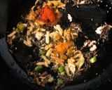 A picture of step 2 of Bhutte Ka Kees (Street Food from Indore).