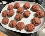 Une image de l'étape 8 de Boulettes de bœuf aux champignons et épices.