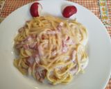 Foto del paso 13 de la receta: Espaguetis con bacon y bechamel a tu gusto