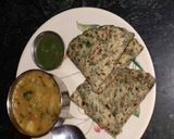 A picture of step 4 of Methi ka thepla.