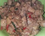 Foto langkah ke 8 dari resep Orak-arik tempe, teri, kemangi.