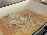 Salmon & Fettuccine with Cream Sauce