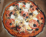 Foto del paso 2 de la receta: Pizza light con base de calabaza 🎃