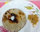 A picture of step 5 of Bajra Rotla.