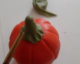 A picture of step 15 of Halloween themed Chocolate cake (pops).
