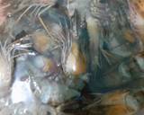 Udang bago langkah memasak 1 foto