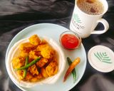 A picture of step 6 of Sindhi onion pakoda monsoon special.