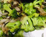 A picture of step 1 of Creamy Pesto pasta baked with broccoli.