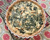 Foto del paso 9 de la receta: Quiche de espinacas, cebolla y queso de cabra