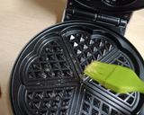 Foto langkah ke 3 dari resep Waffle Matcha.