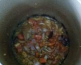 A picture of step 3 of Instant masala rice with curd & papad.