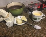 Foto del paso 1 de la receta: Cocina express: Polenta con queso azul