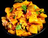 A picture of step 4 of Spiny Gourd Tomato Sabzi - Kantola Tamatar Sabzi.
