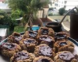 Foto del paso 4 de la receta: Pepas 💣 de avena, banana y dulce de leche
