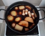 Hình bước làm 4 của món Oden