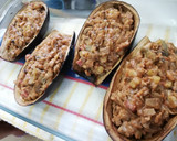Foto del paso 11 de la receta: Berenjenas rellenas de verdura con jamón