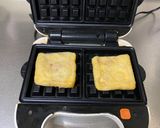 A picture of step 4 of Aburaage Beef Waffle.