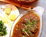 A picture of step 8 of Beef Nali Nehari.