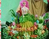 Foto langkah ke 10 dari resep Step by step membuat hiasan tumpeng.