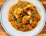 A picture of step 9 of Crispy Cauliflower Nuggets with Spiced Bean Stew.