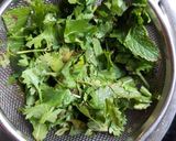 A picture of step 3 of Coriader mint juice.