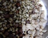 A picture of step 1 of Mix Sprouts Fruity Chaat.