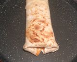 A picture of step 7 of Chicken wrap.