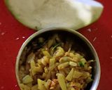 বড়ি দিয়ে লাউ ভাজি (bori diye aloo bhaji recipein Bengali) রেসিপি ধাপ - 4 ছবি