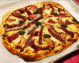 Foto del paso 4 de la receta: Pizza casera: capricho de sabores para ver el fútbol ⚽️⚽️⚽️