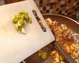Foto langkah ke 3 dari resep Nasi goreng Bakar Teri pete.