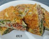 Foto del paso 6 de la receta: Tortilla de espárragos con jamón