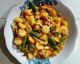 Foto langkah ke 5 dari resep Udang Asam Manis Nanas.