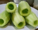صورة لخطوة 1 من وصفة الفقوس المحشي 😋♥️😍