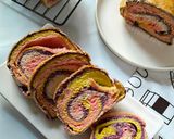 Foto langkah ke 11 dari resep Fancy (Rainbow) Japanese Milk Bread (Autolysis).