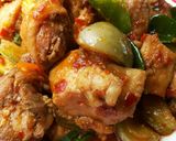 รูปขั้นตอนการทำที่ 4 ของ ผัดเผ็ดไก่เหนียว