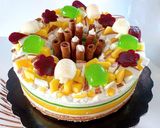 Foto del passaggio 31 della ricetta Tarte alla panna cotta al cocco, mousse di mango e gelee al lime