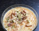 A picture of step 4 of Orange kheer.