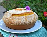 Foto del paso 5 de la receta: Budín de mandarina y membrillo con cubierta azucarada de coco🍊