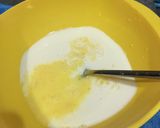A picture of step 1 of Airfryer Bread Pudding.