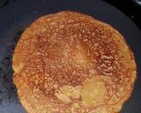 A picture of step 6 of Besan ka guad wala chila.