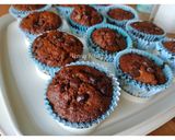Foto langkah ke 7 dari resep Double Chocolate Cupcakes |Cupcakes Chocolate yang super nyoklat.
