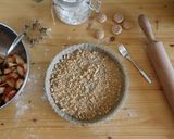 Foto del paso 6 de la receta: Crostata con harina de espelta, paraguayos y amaretti