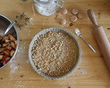 Foto del paso 6 de la receta: Crostata con harina de espelta, paraguayos y amaretti
