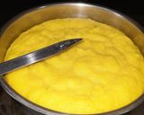 A picture of step 4 of Masala rava dhokla cake.