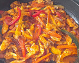 Foto del paso 3 de la receta: Fajitas de pollo y champiñones