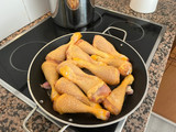 Jamoncitos de pollo con patatas estofadas