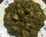 A picture of step 12 of Palak Chicken.
