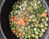 A picture of step 8 of Spicy Okra Soup.